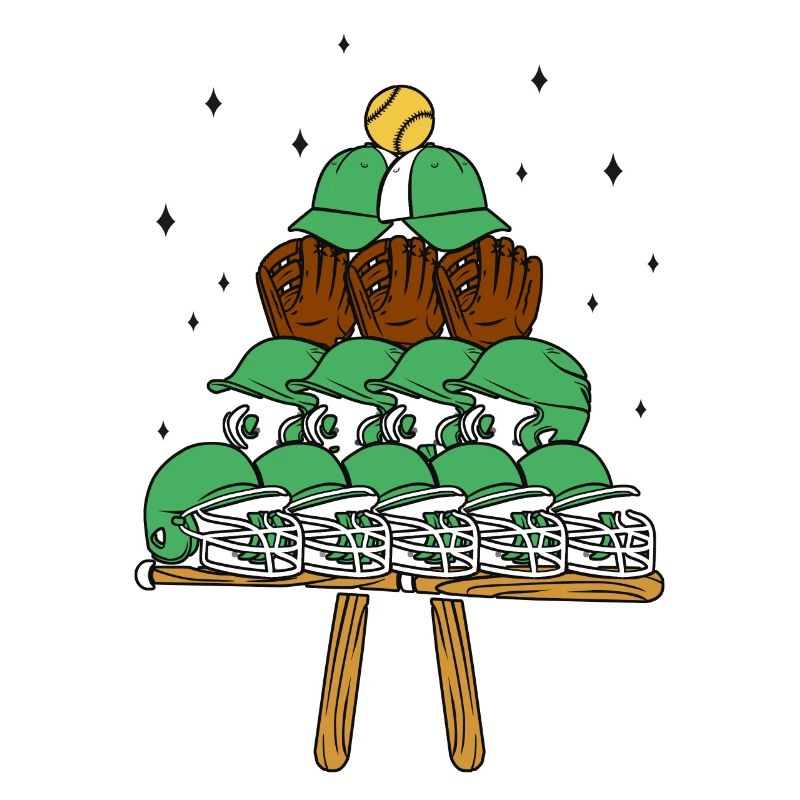 Baseball Fan Christmas Tree