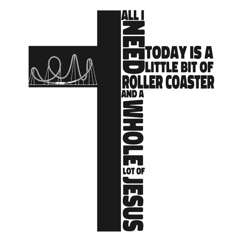 Roller Coaster Cross Christian