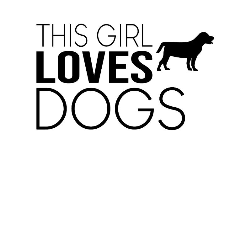 Mädchen Hund Spruch