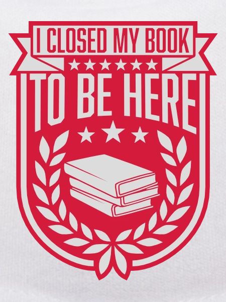 I closed my book