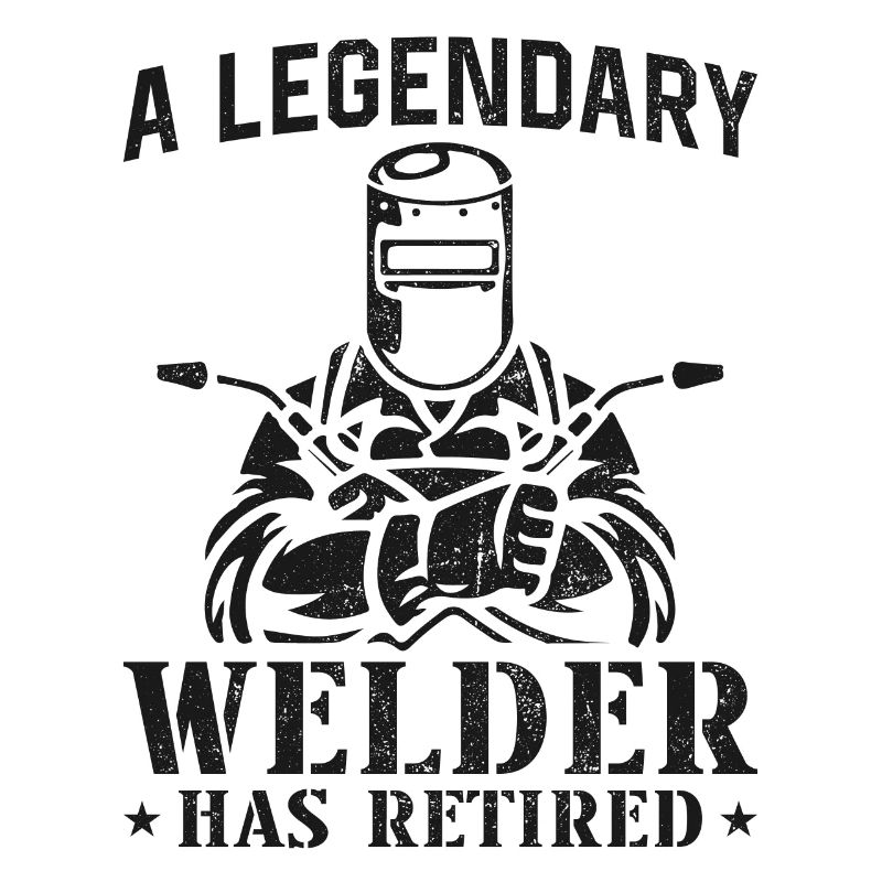 Welder Welding Retirement Vintage