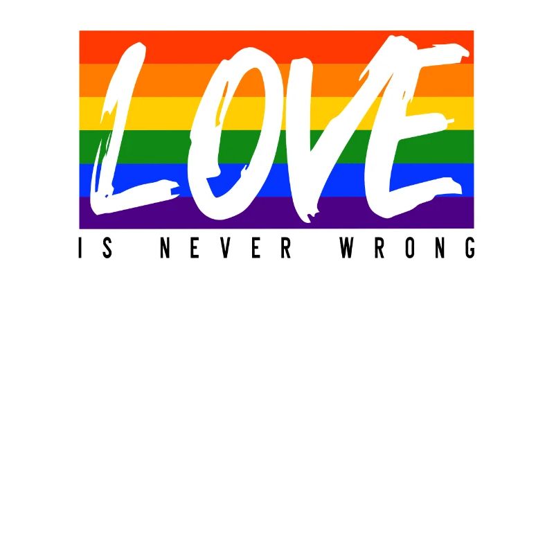 LGBTQ love is never wrong