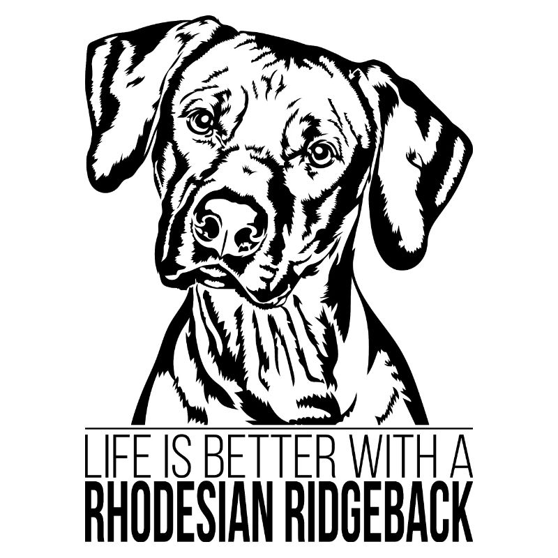 RHODESIAN RIDGEBACK life is better Hunde Wilsigns