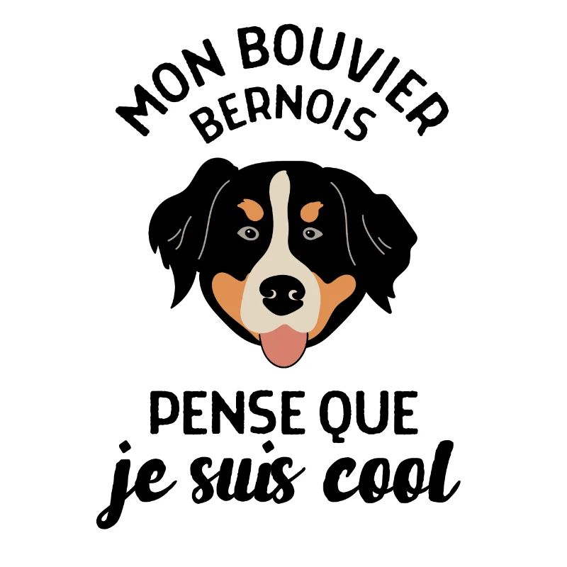 Mon Chien doux bouvier bernois pense que je suis