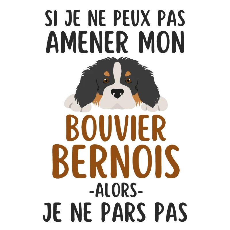 Chien de race bouvier bernois