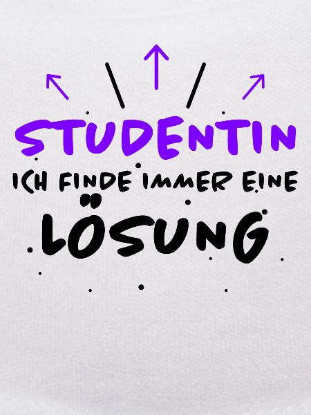 Studentin Spruch Universität Studentin Geschenk