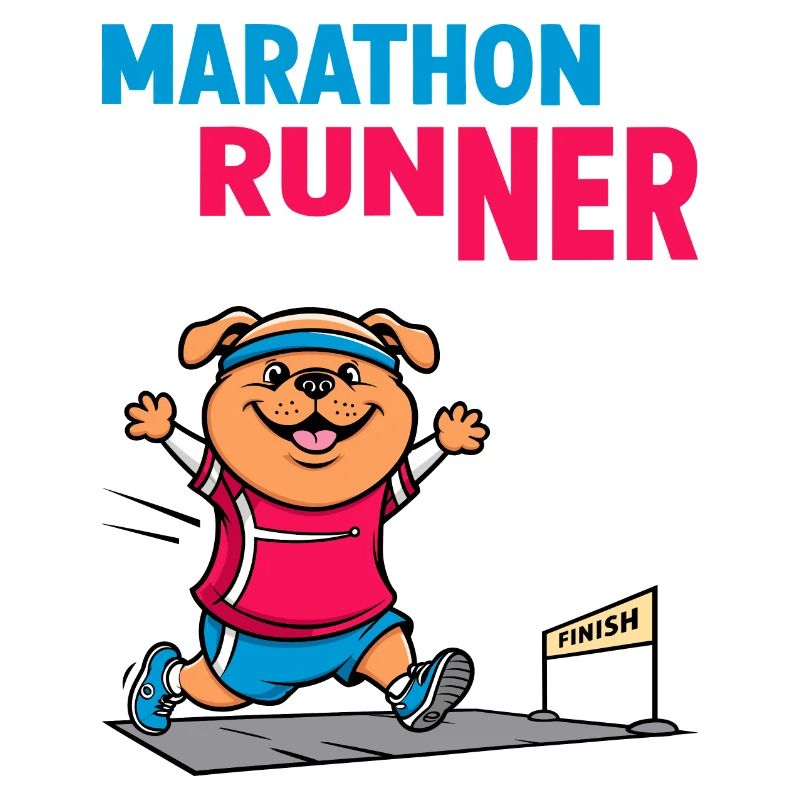 Dog Marathon Runner