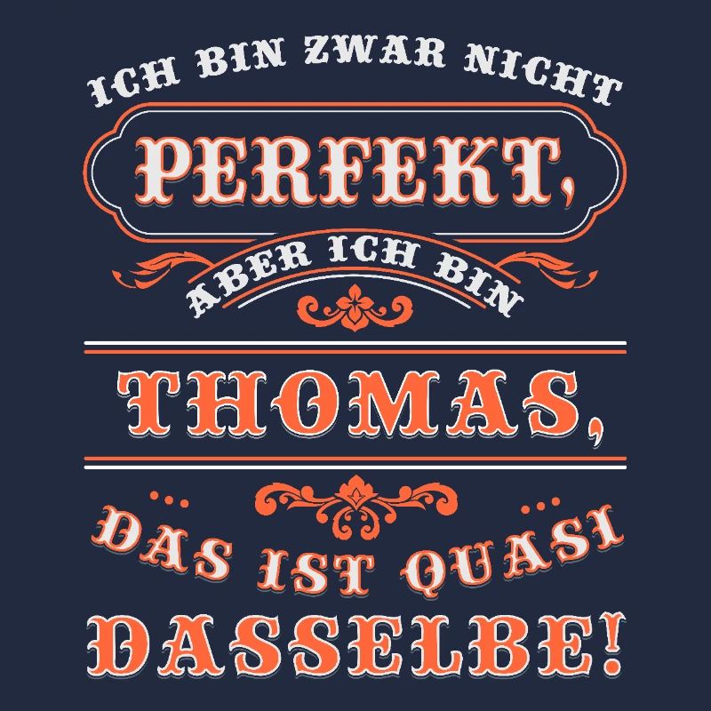 Divertente THOMAS per l'onomastico con il nome