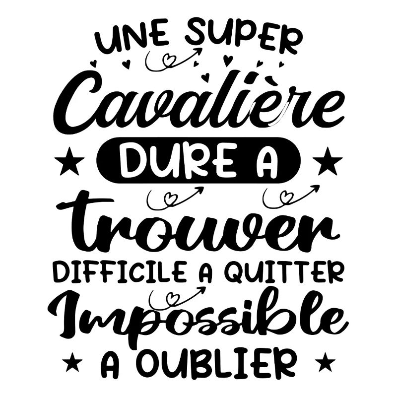 Une Super Cavalière - Cadeau cavalière