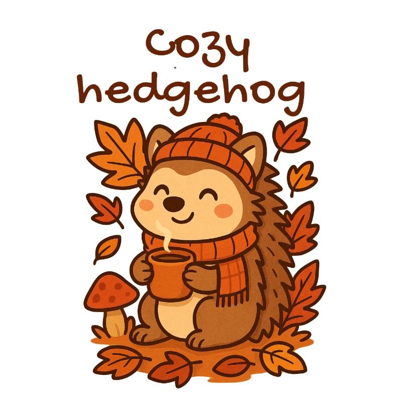 Kuscheliger Herbstigel mit Tee cozy