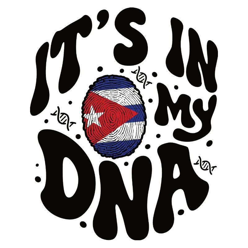 ADN cubain Cuba Drapeau hispanique