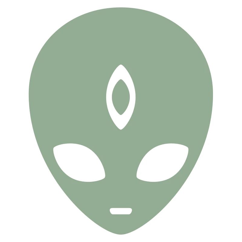 Alien Third Eye Minimalist