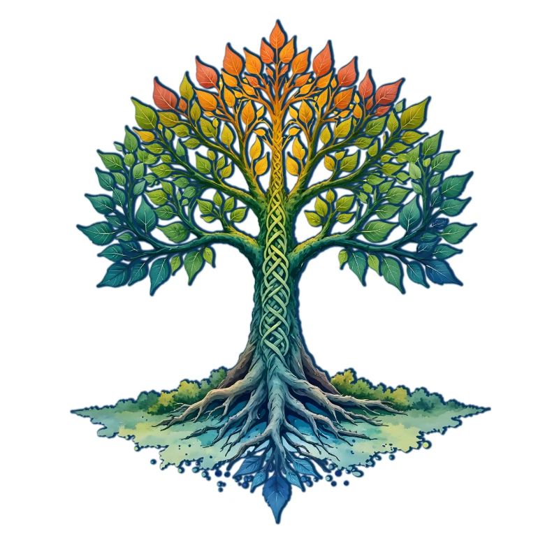 Regenbogenbaum des Lebens