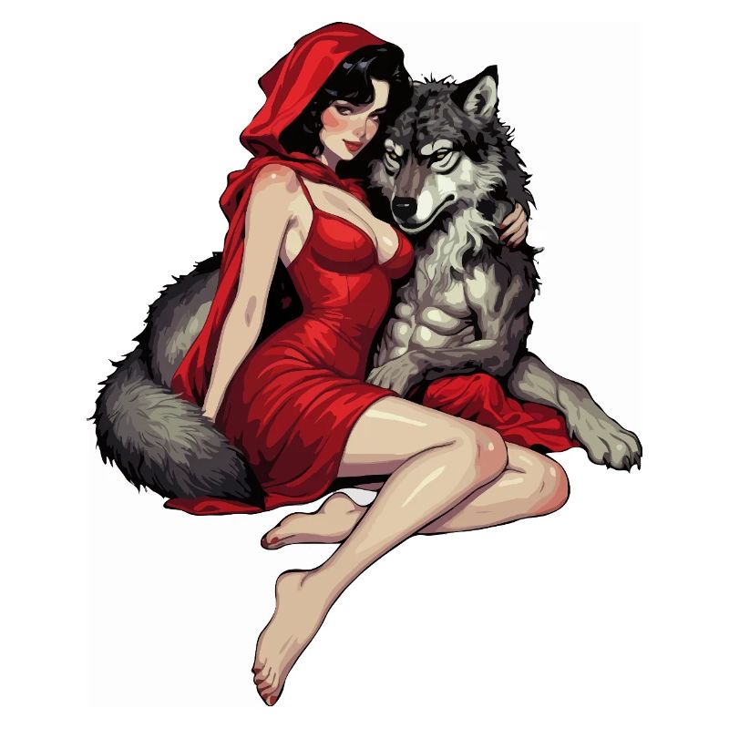Rotkäppchen mit dem bösen Wolf