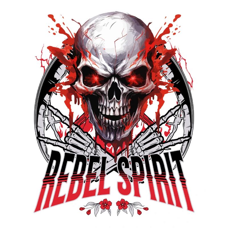 skull skeleton motorcycle biker gang