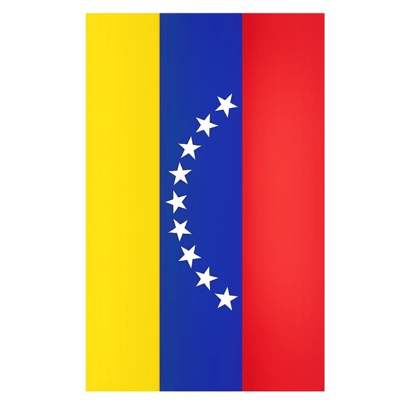 Venezuela-Flaggenbogen-Sterne