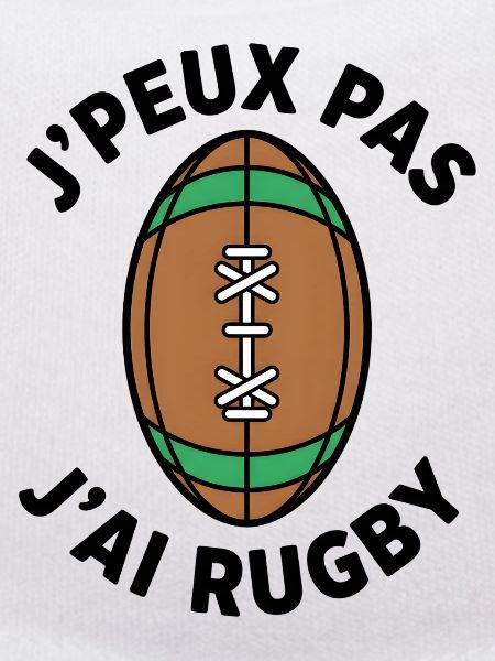 Rugby rétro Ballon vert brun