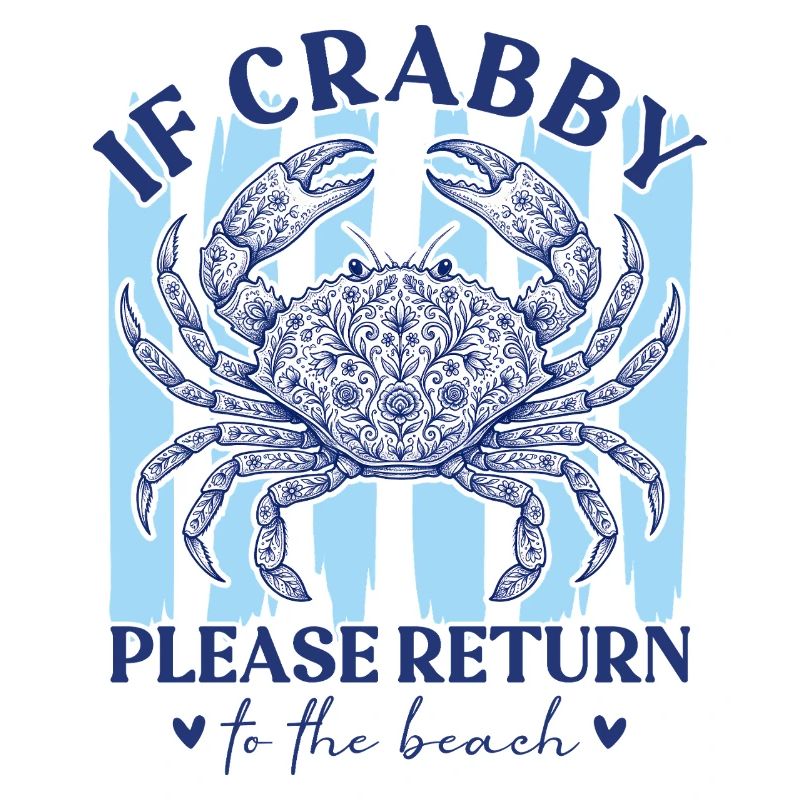 Funny If Crabby Return To The Beach Summer