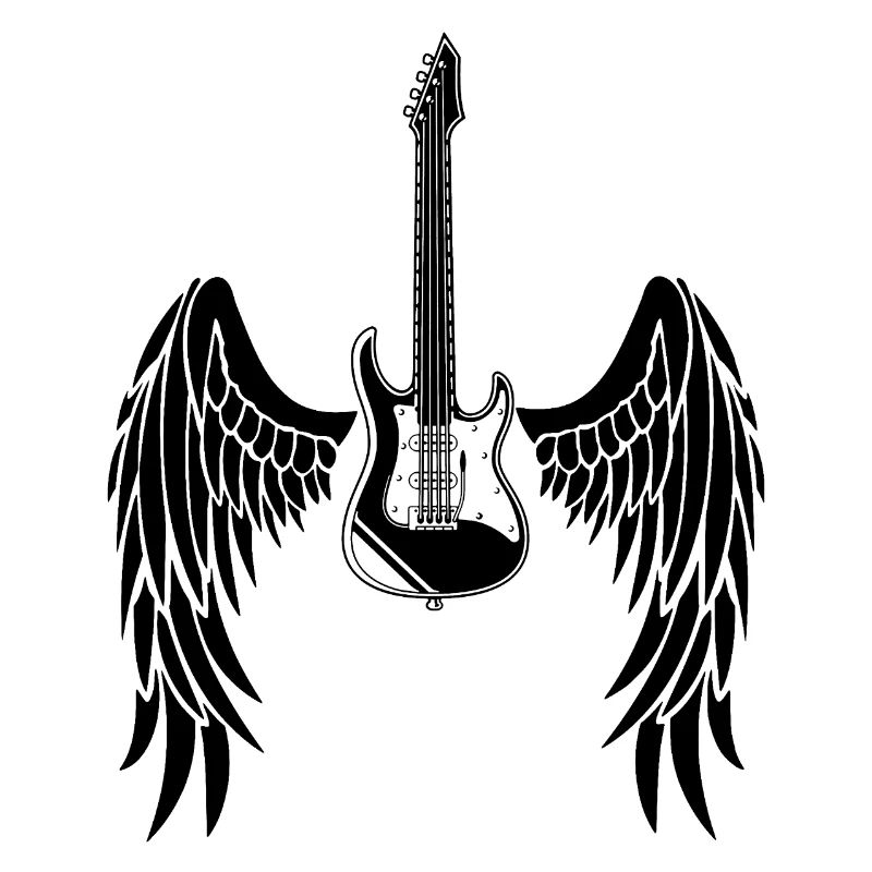 Black Winged Guitar