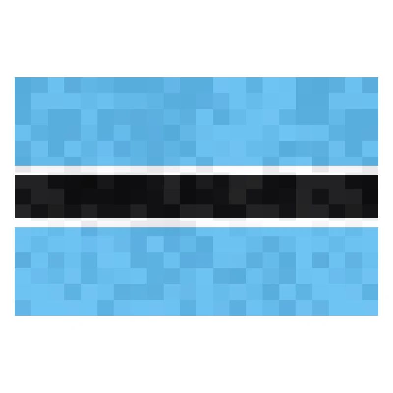 Botswana Drapeau Botswana Drapeau Afrique