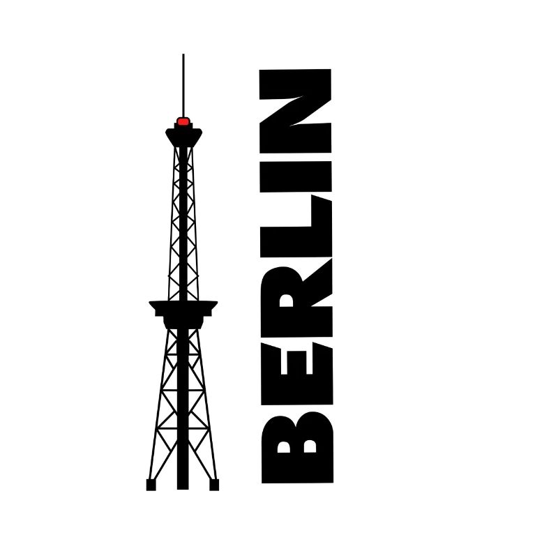 Berlin Germany Skyline Capital Gift