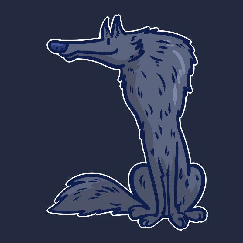 Wolf Cartoon Comic Pack Prey Gift Idea Wild