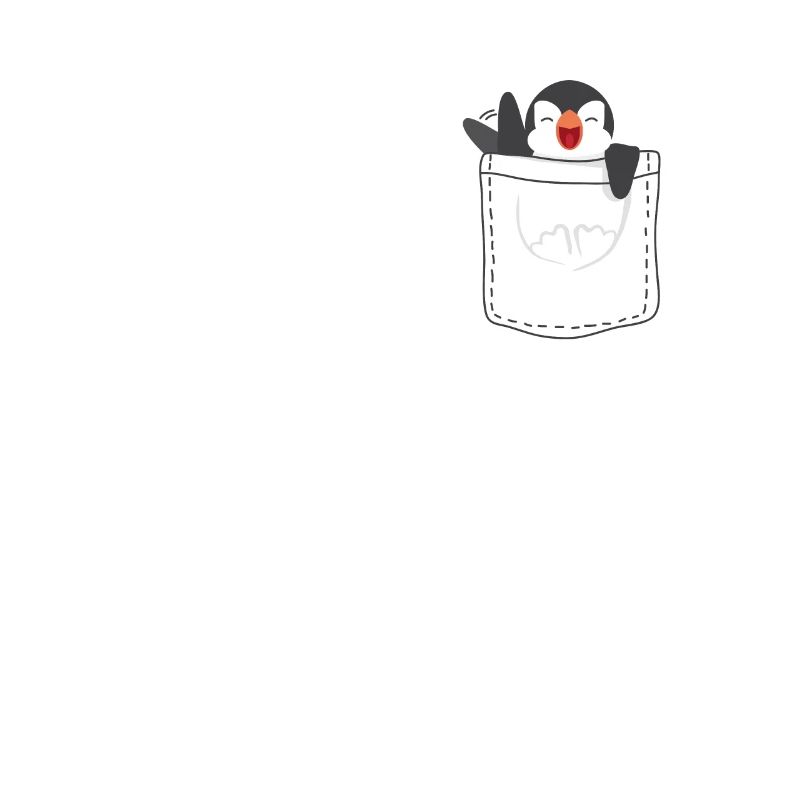 Pinguin Brusttasche