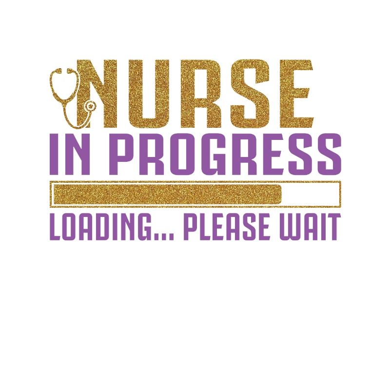 Nurse In Progress Loading Please Wait Funny
