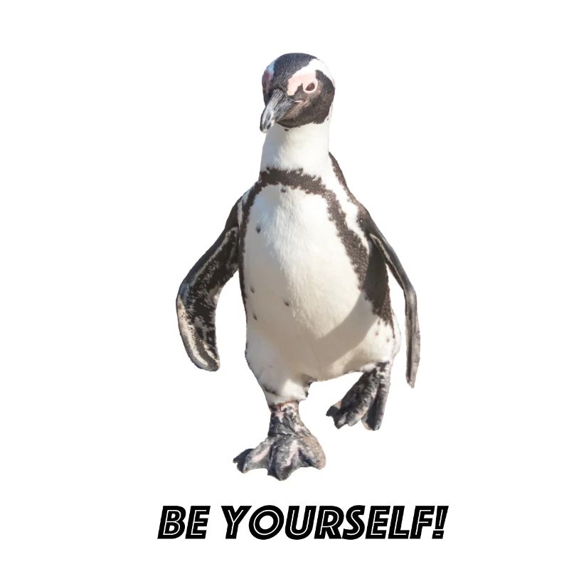 Pinguin be yourself