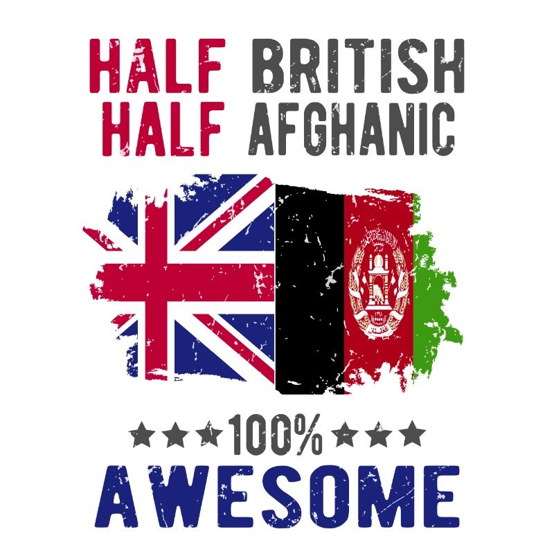 Moitié britannique moitié afghan