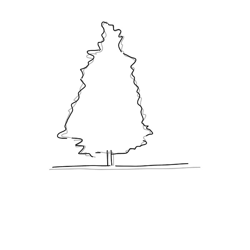 Baum Lineart