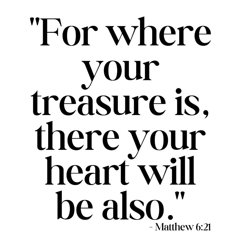 For where your treasure is...