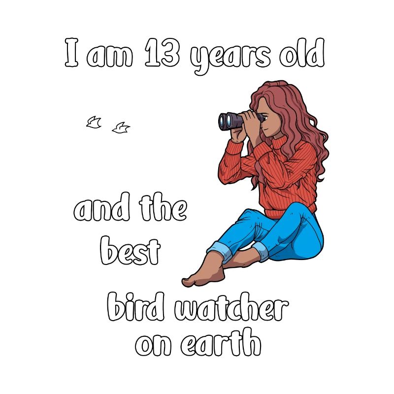 Ich bin 13 - Mädchen Vogelbeobachtung