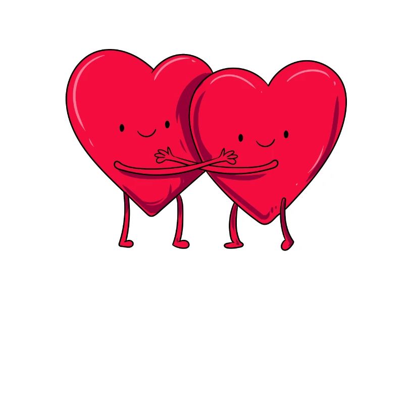 Love Embracing Hearts