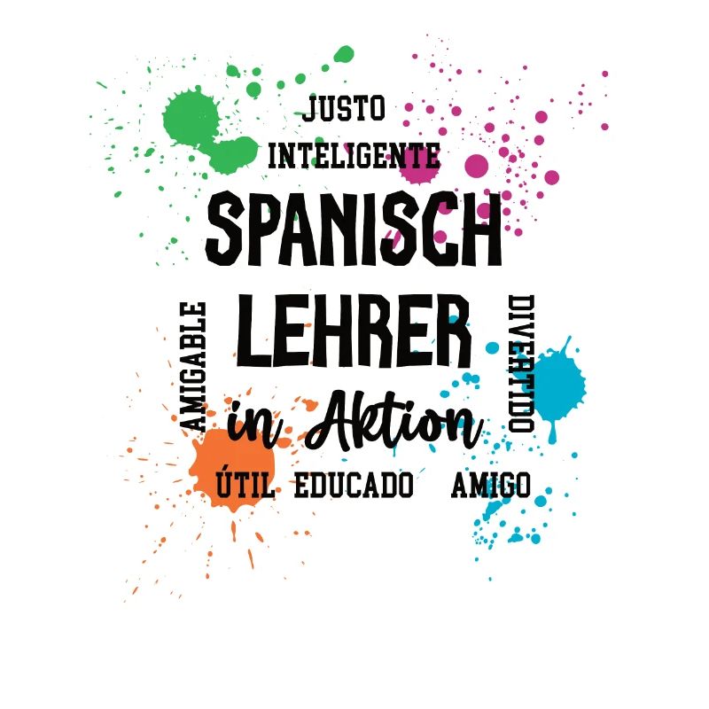 Spanisch Lehrer in Aktion Spanischlehrer Sprache