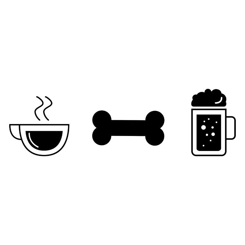 Kaffee Bier und Hund -