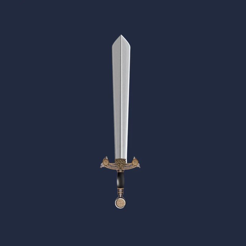 Épée d'épée de chevalier vintage