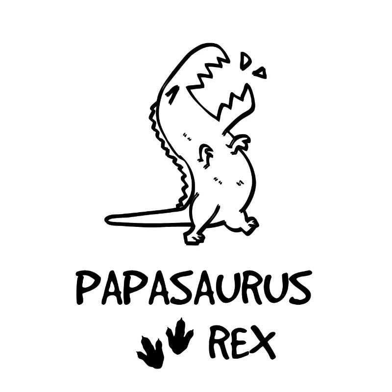 Papasaurus Rex dinosaure Super papi Dino père