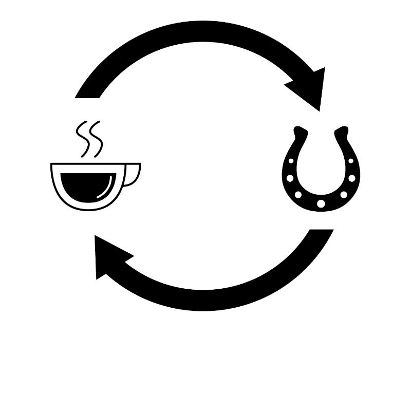 Flèches de chargement de café et cheval 2 -