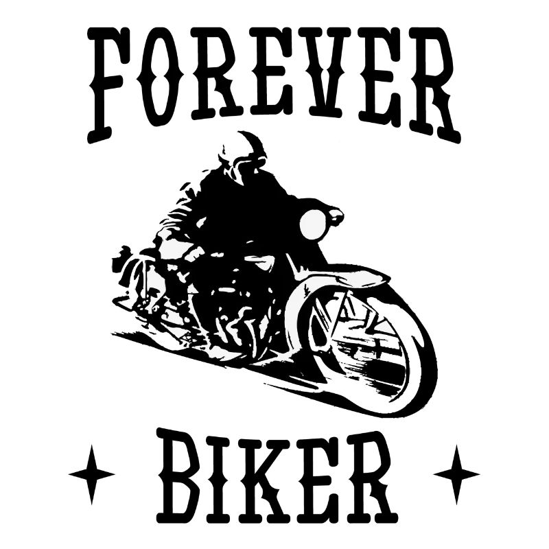 Forever Biker Motorcycle Saying