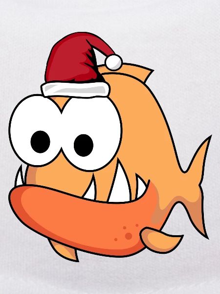 Piranha Comic Weihnachten