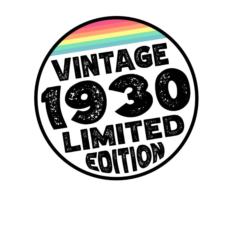 Limited Edition since 1930 Geburtstag Geschenk