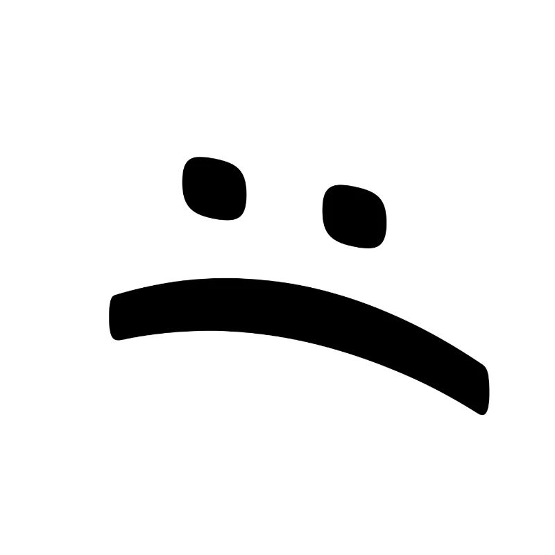 Sad Smylie sad face