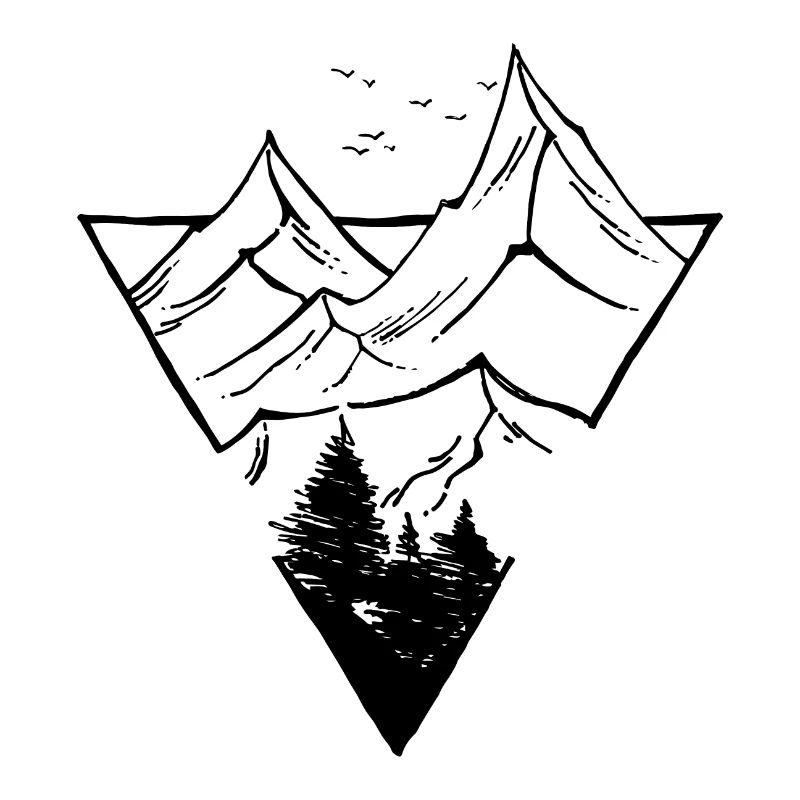 Triangle, Mountains & Forest