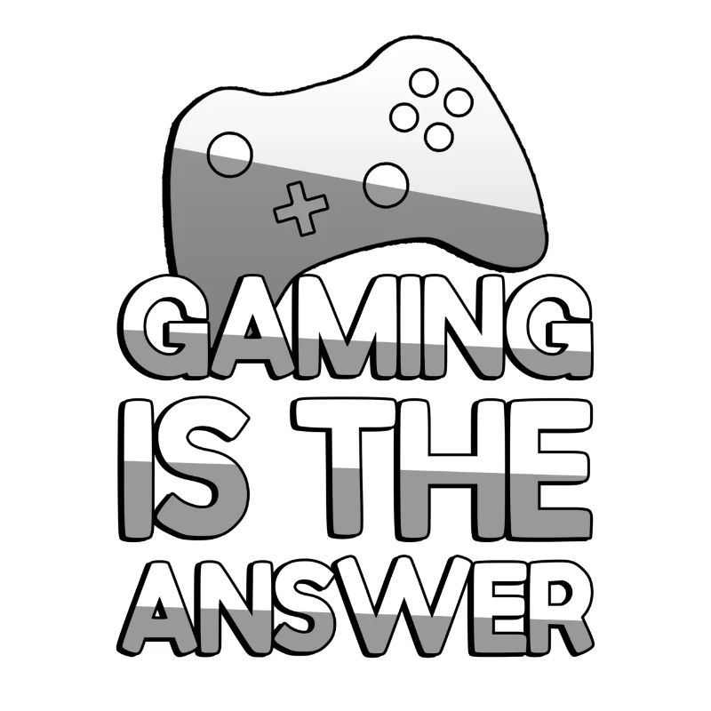 GAMING IS THE ANSWER + Controller - Gaming
