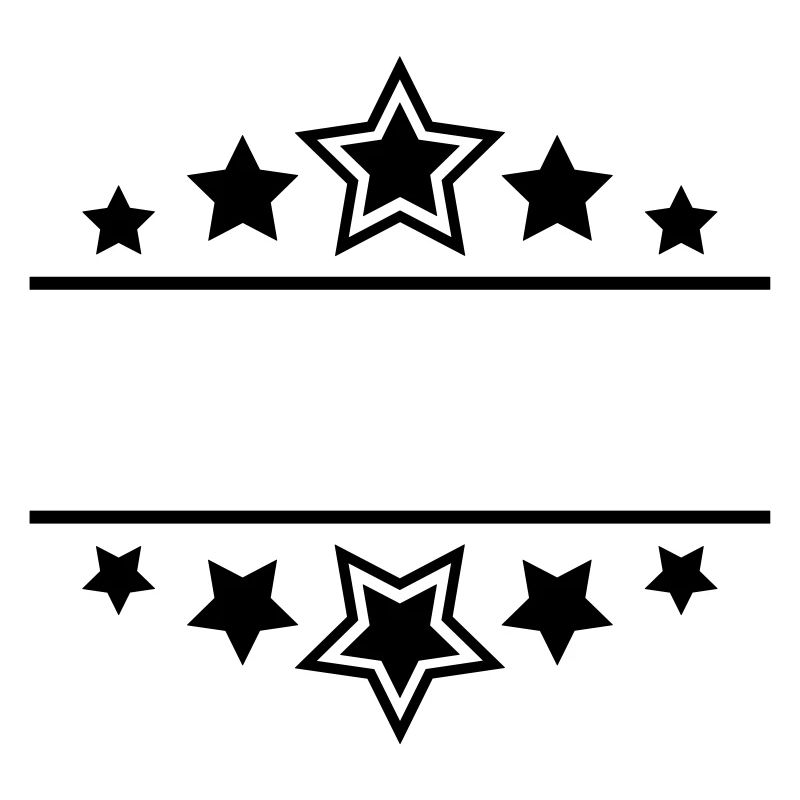 Stars customizable free text your text team