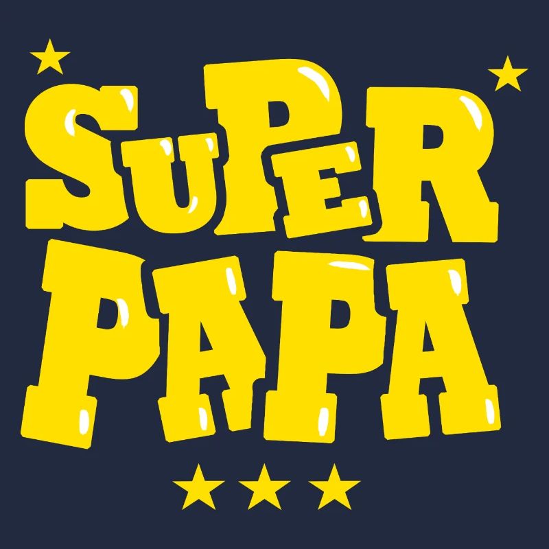 Superdad Super Dad Embroidered Lettering