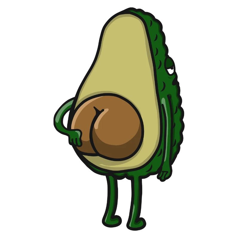 Avocado Lustig Hintern