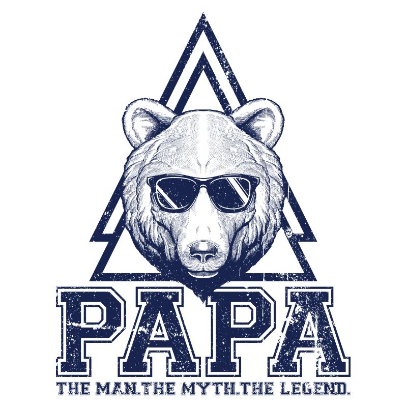 Papa Bear Dreieck-Logo