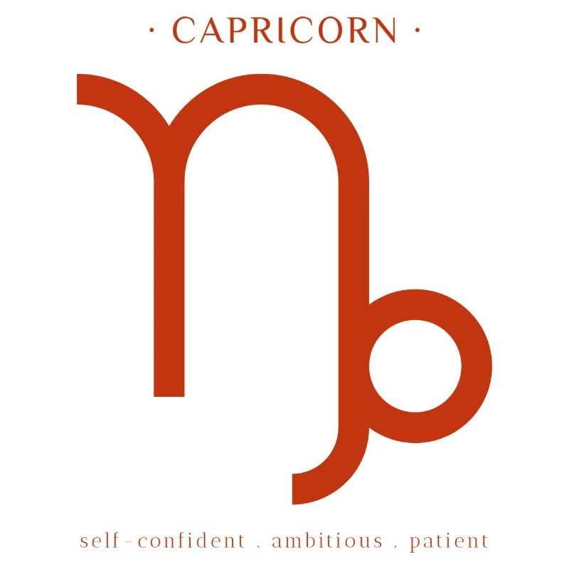 STERNZEICHEN Steinbock -red-